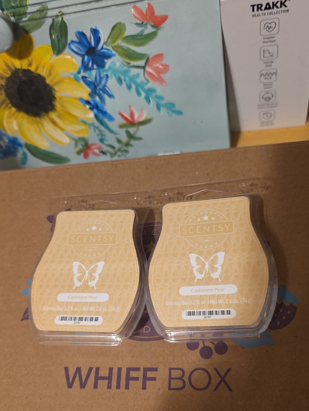 Scentsy Cashmere Pear Wax Melts - Beige Packaging